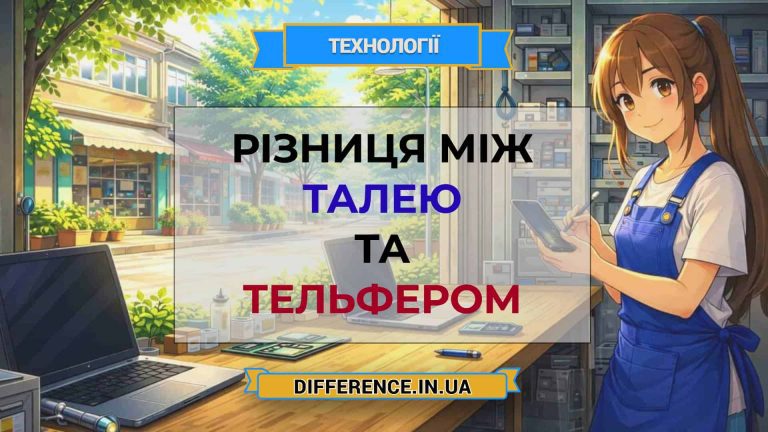Різниця між талею та тельфером