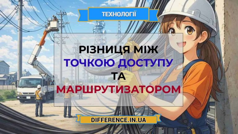 Різниця між точкою доступу та маршрутизатором