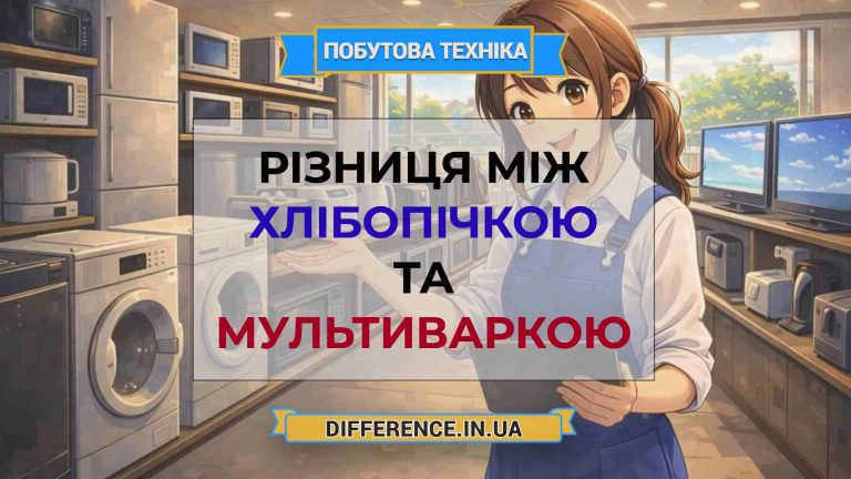 Різниця між хлібопічкою та мультиваркою