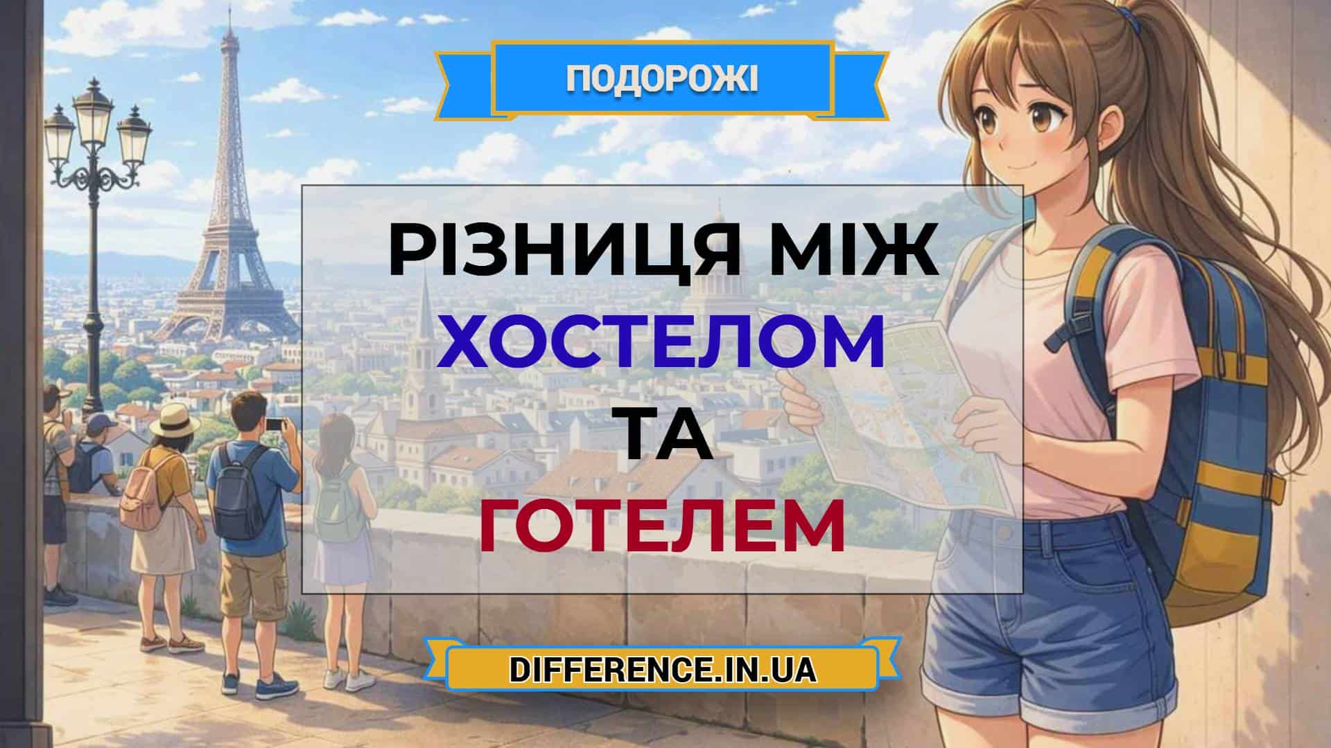 Різниця між хостелом та готелем