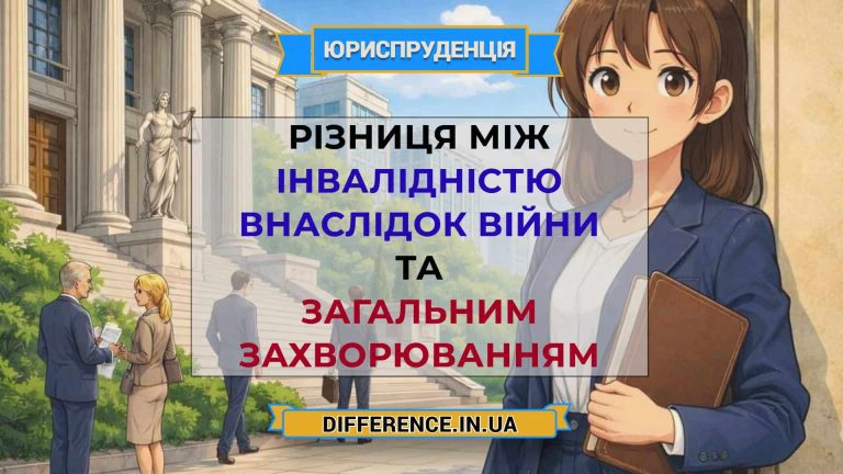 Різниця між інвалідністю внаслідок війни та загальним захворюванням
