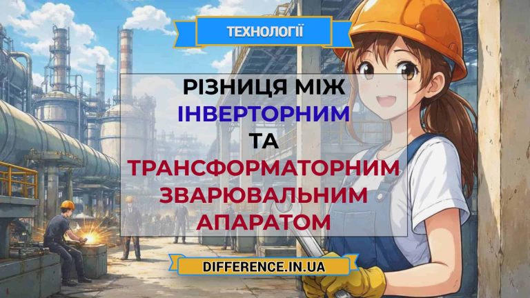 Різниця між інверторним та трансформаторним зварювальним апаратом
