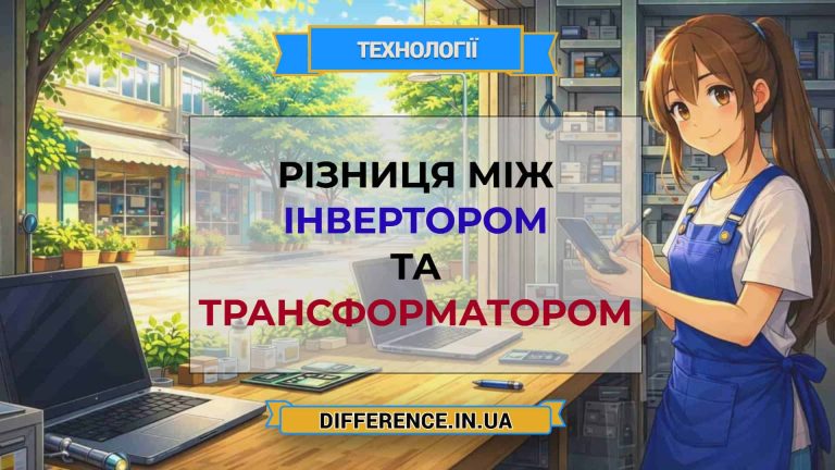 Різниця між інвертором та трансформатором