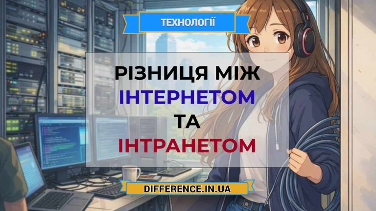 Різниця між інтернетом та інтранетом