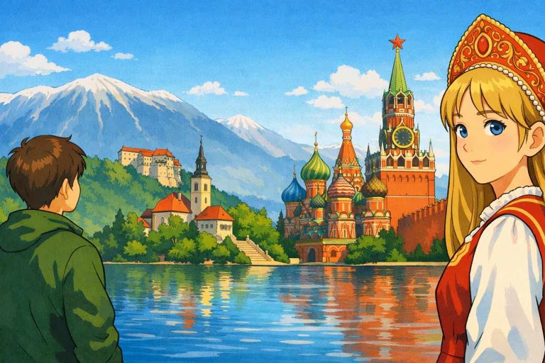 Різниця між прапором Словенії та Росії