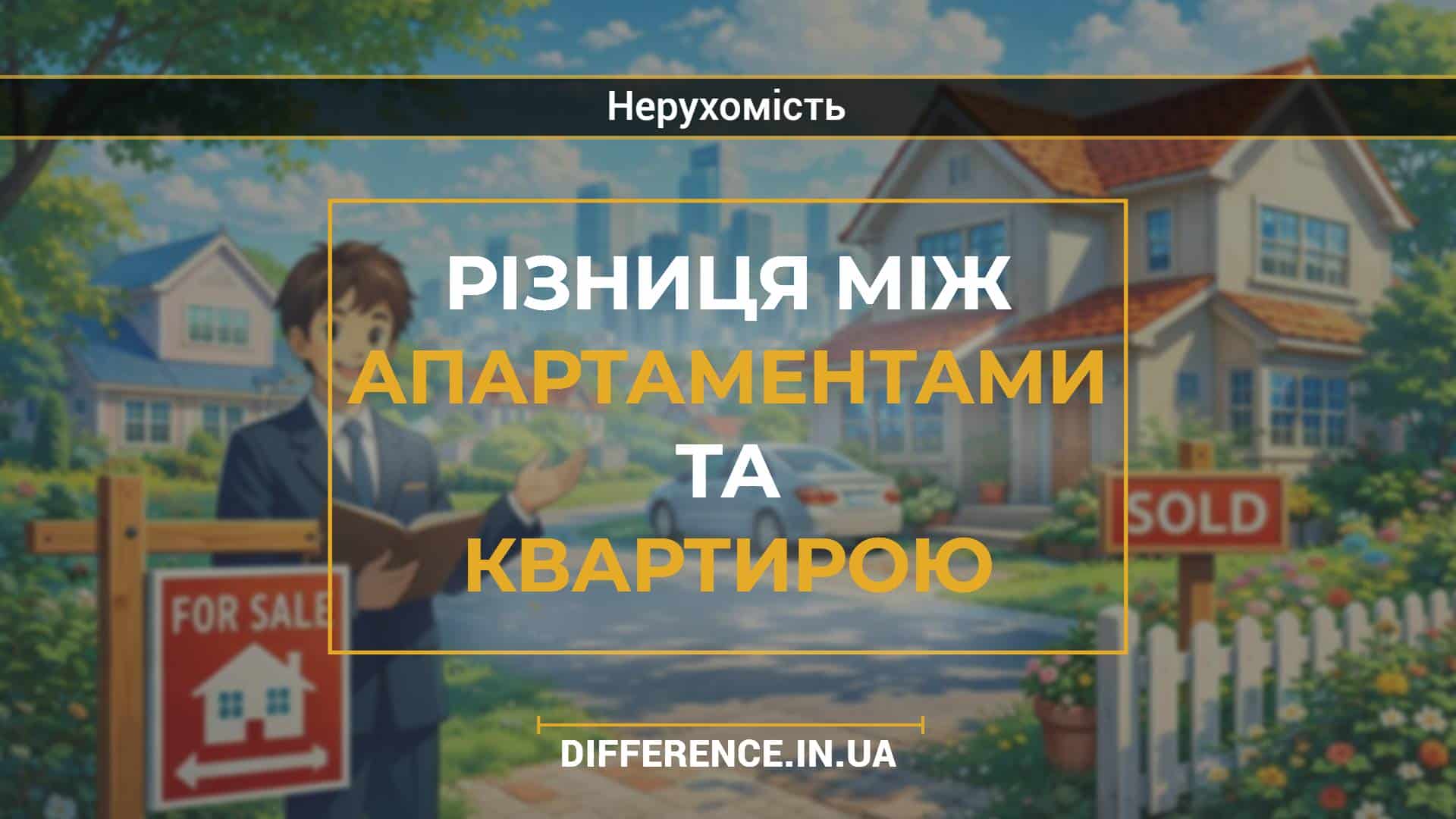 Різниця між апартаментами та квартирою