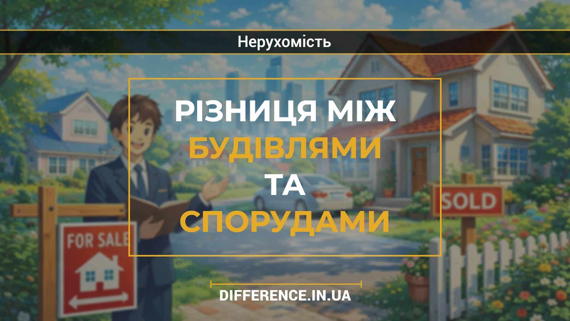 Різниця між будівлями та спорудами