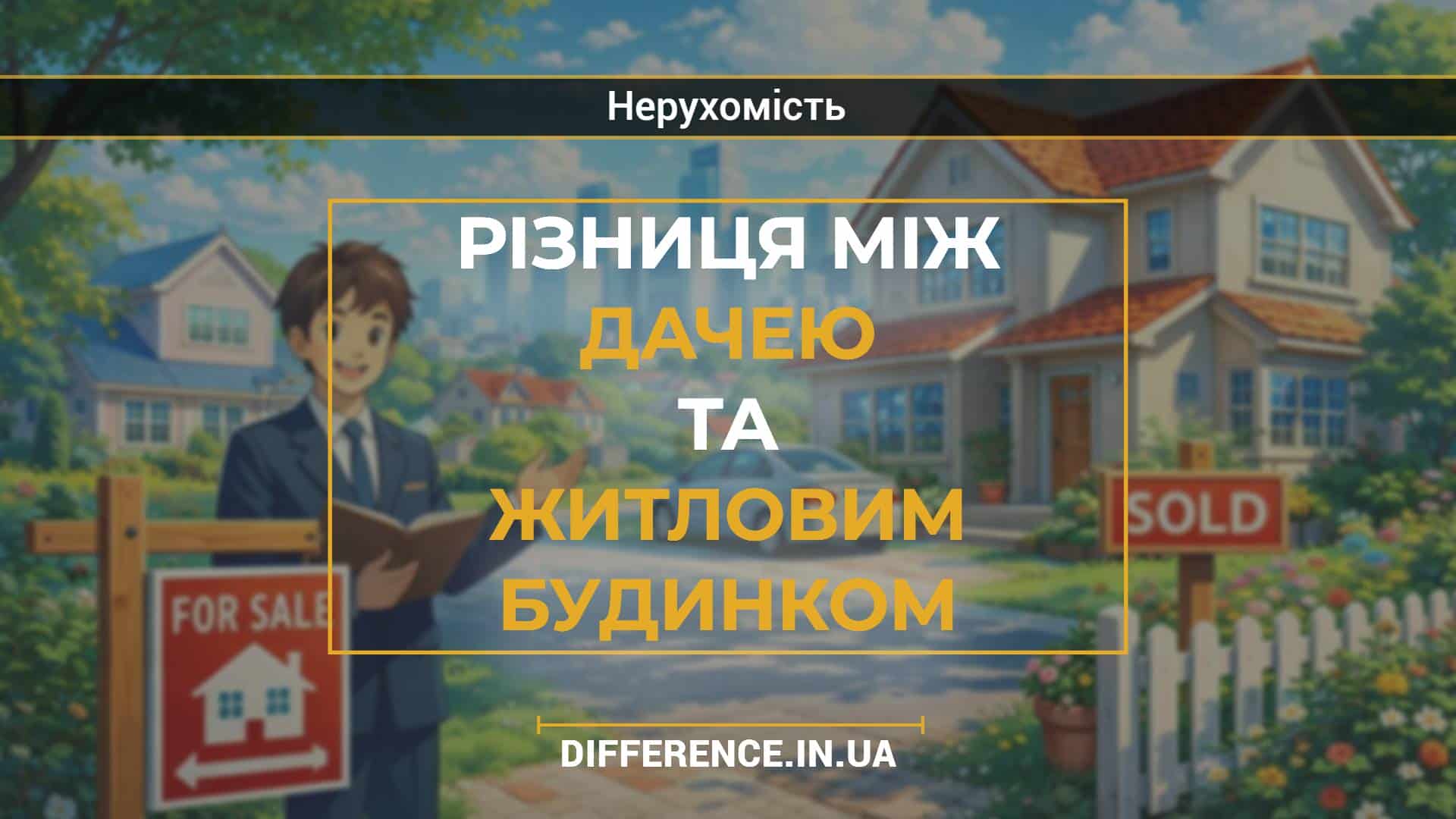 Різниця між дачею та житловим будинком