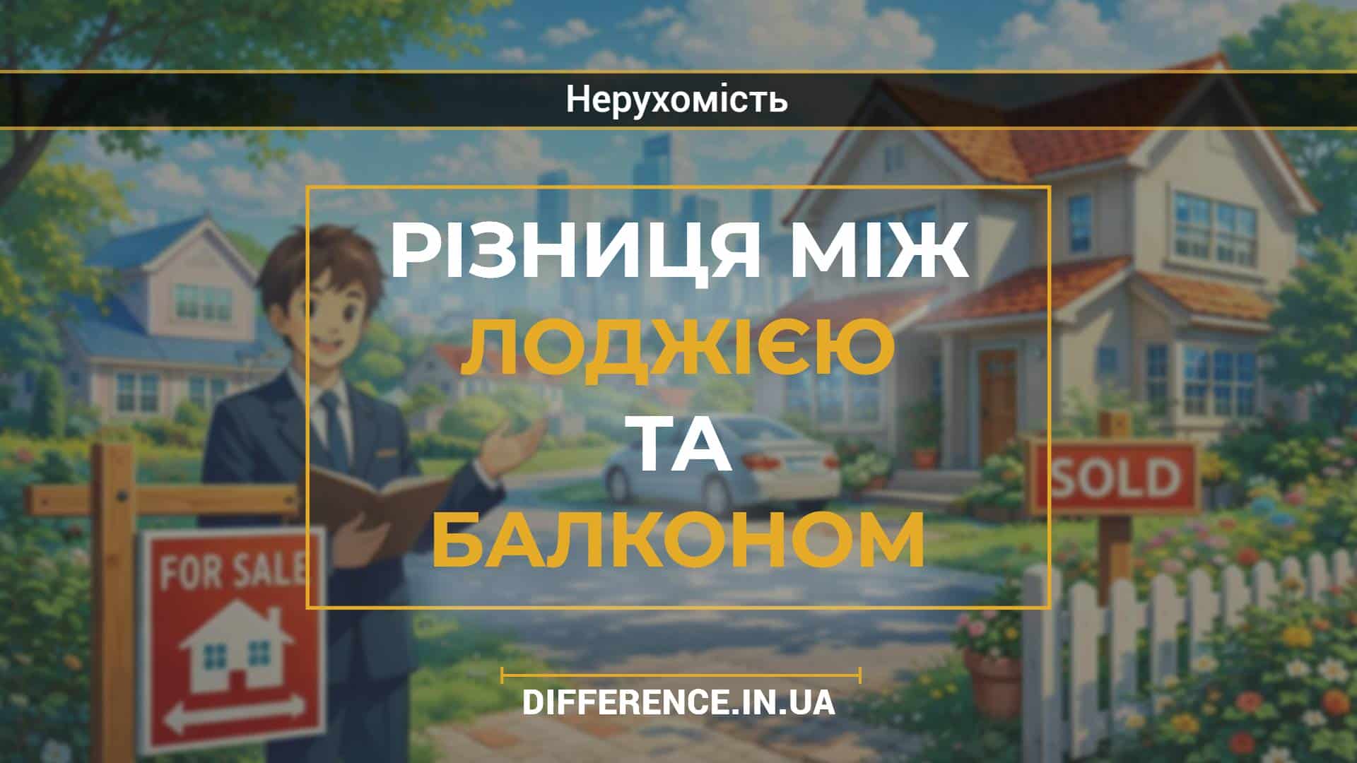 Різниця між лоджією та балконом