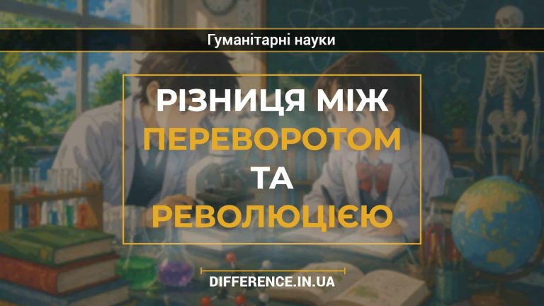 Різниця між переворотом та революцією