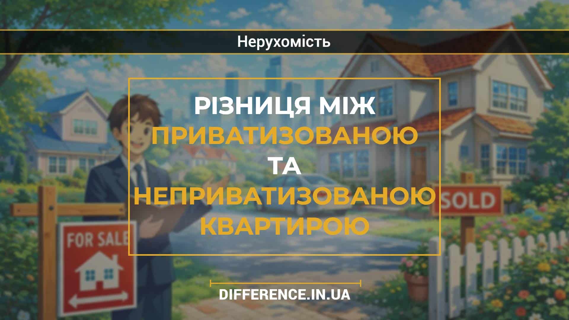 Різниця між приватизованою та неприватизованою квартирою