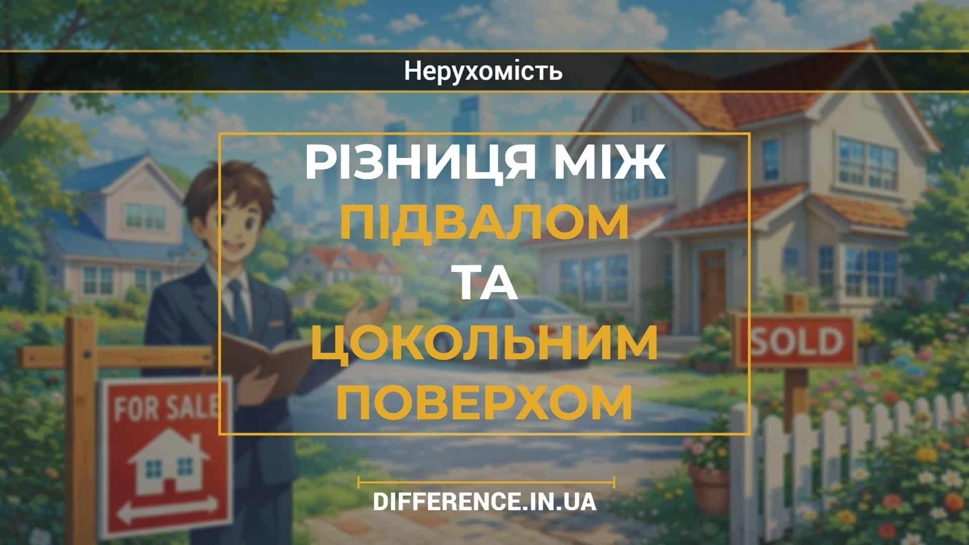 Різниця між підвалом та цокольним поверхом