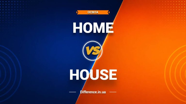 Різниця між Home і House