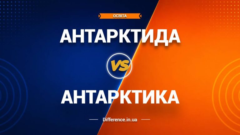 Різниця між Антарктидою та Антарктикою
