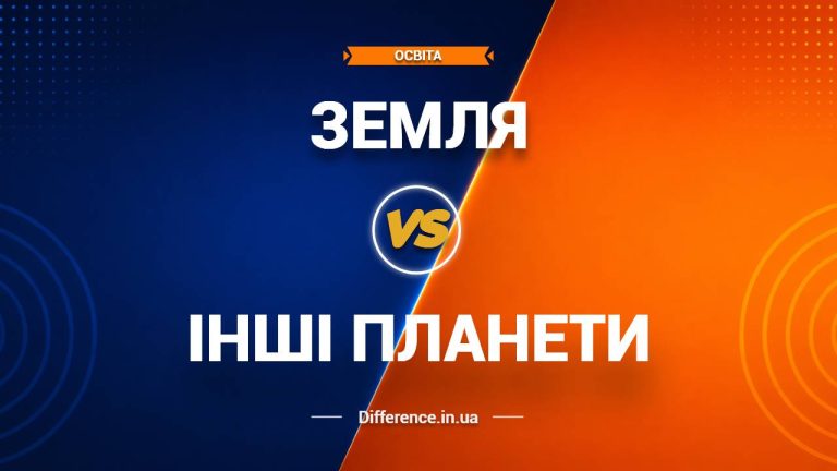 Різниця між Землею та іншими планетами Сонячної системи