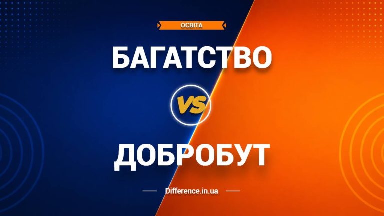 Різниця між багатством та добробутом