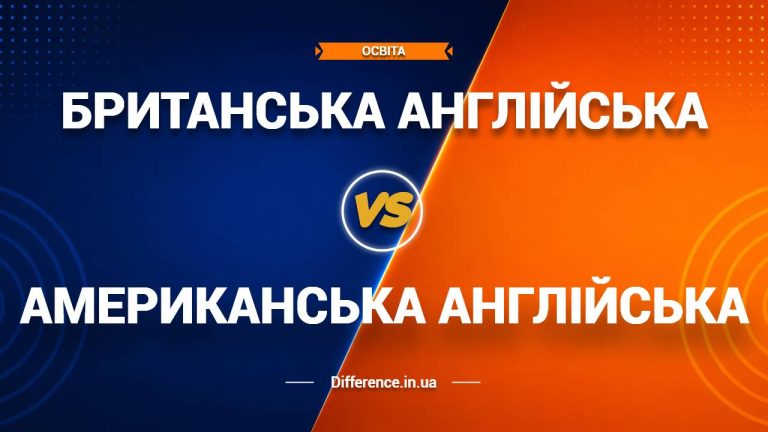 Різниця між британською та американською англійською