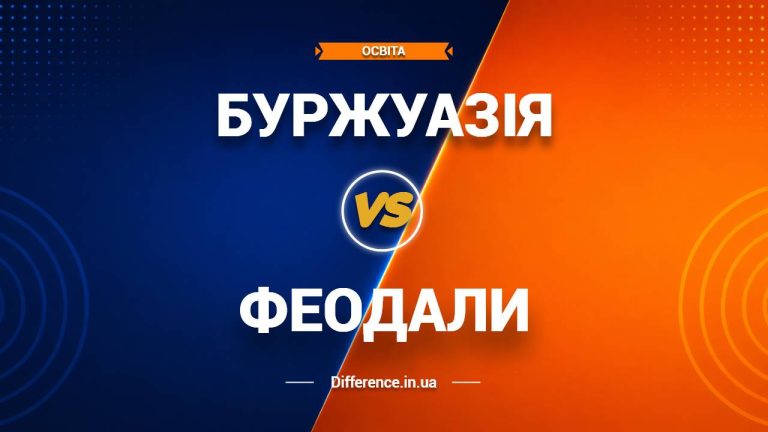 Різниця між буржуазією та феодалами