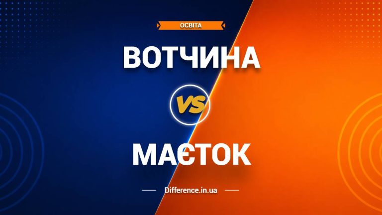 Різниця між вотчиною та маєтком