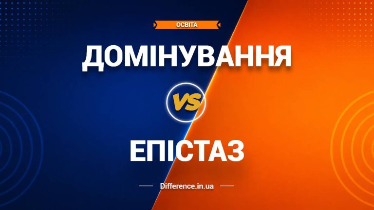 Різниця між домінуванням та епістазом