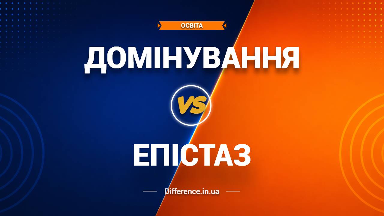 Різниця між домінуванням та епістазом