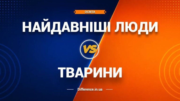 Різниця між найдавнішими людьми та тваринами