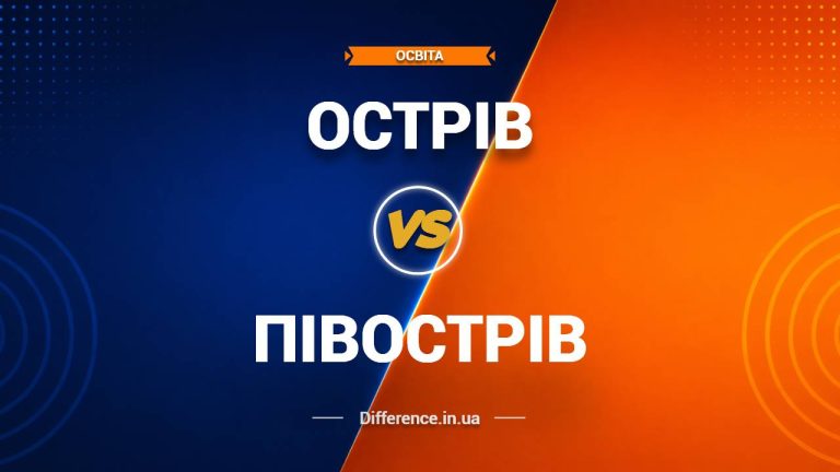 Різниця між островом і півостровом
