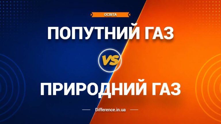 Різниця між попутним і природним газом