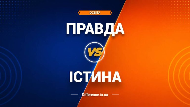 Різниця між правдою та істиною