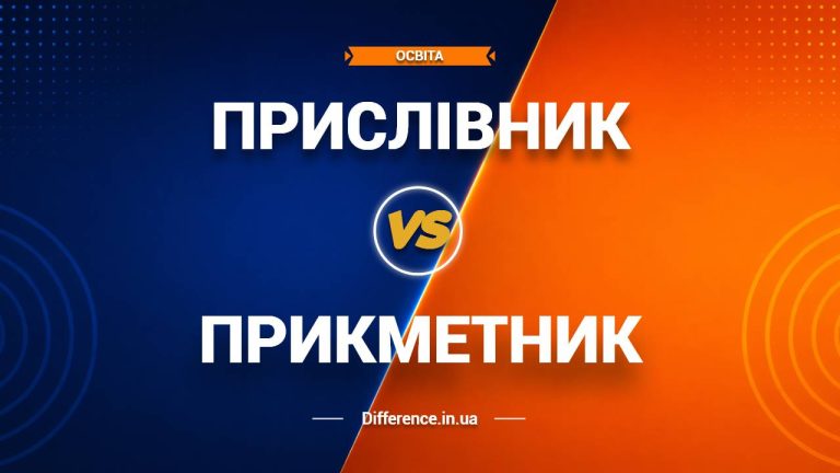Різниця між прислівником і прикметником