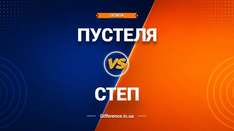 Різниця між пустелею та степом