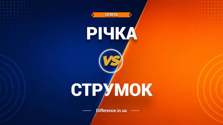 Різниця між річкою та струмком
