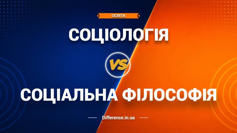 Різниця між соціологією та соціальною філософією