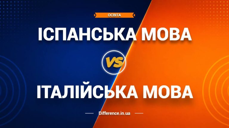 Різниця між іспанською та італійською мовою