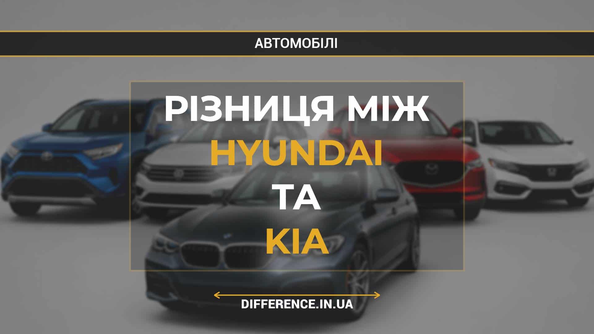 Різниця між Hyundai та Kia
