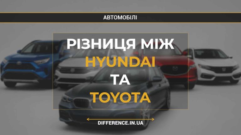 Різниця між Hyundai та Toyota