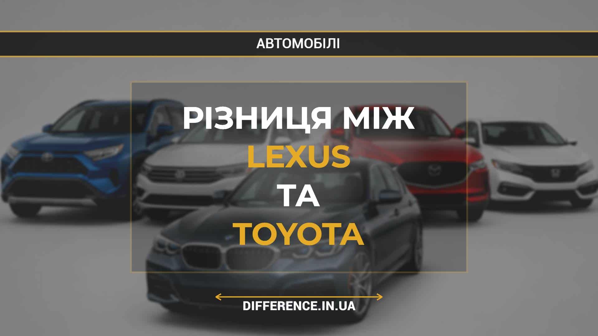 Різниця між Lexus та Toyota