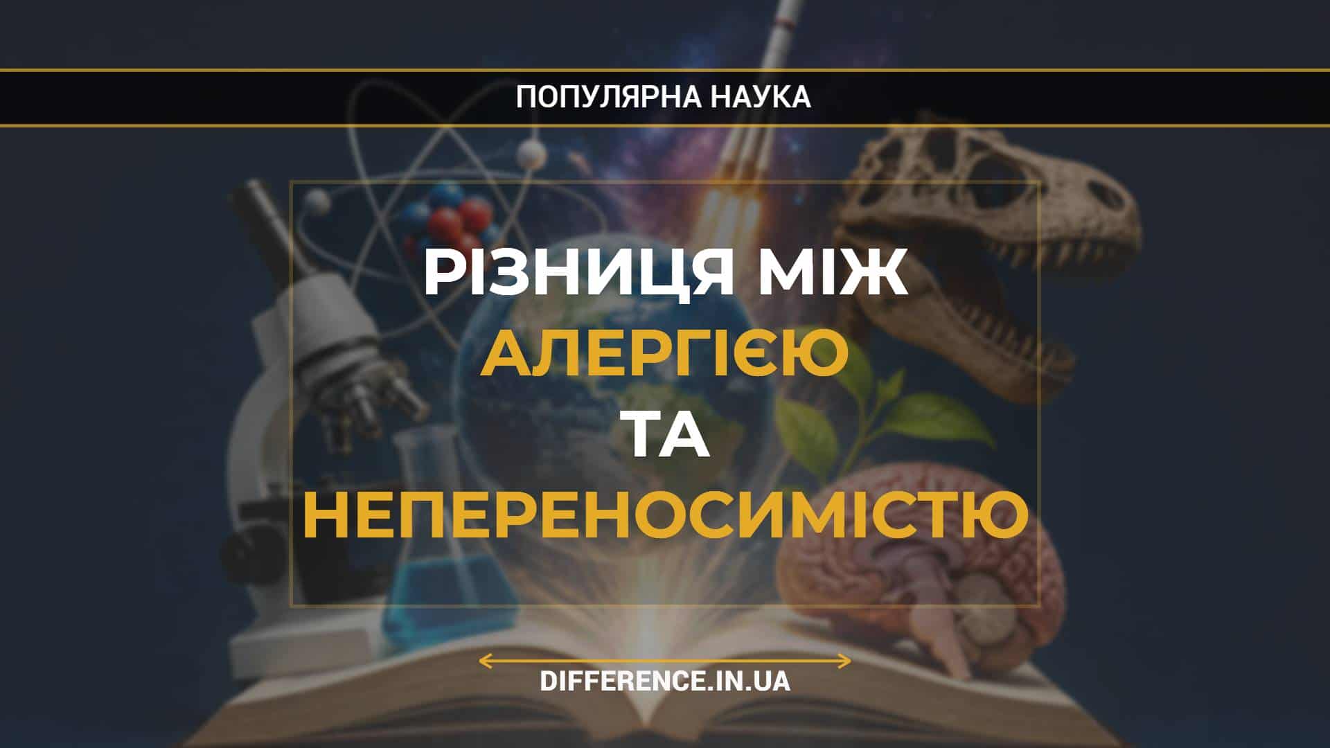 Різниця між Алергією та Непереносимістю