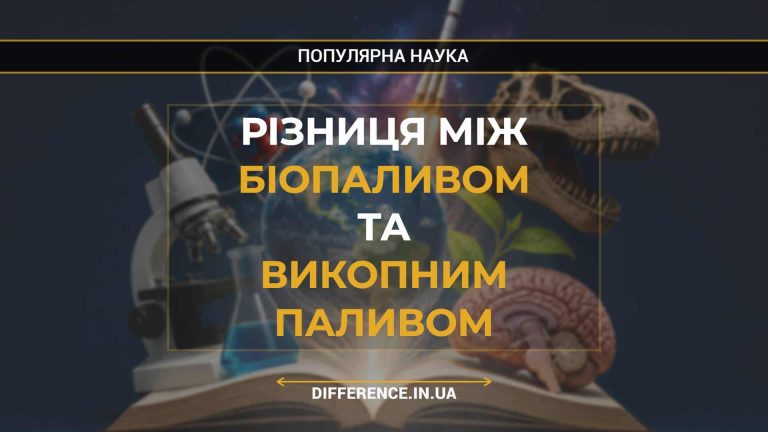 Різниця між Біопаливом та Викопним Паливом
