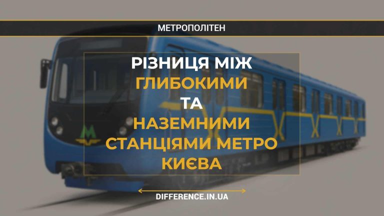 Різниця між Глибокими та Наземними Станціями Метро Києва