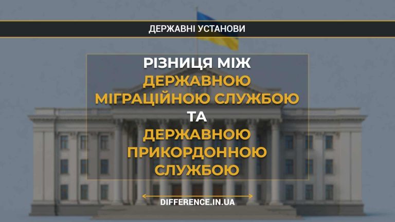 Різниця між Державною міграційною службою та Державною прикордонною службою