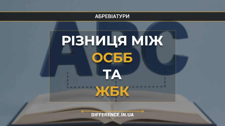 Різниця між ОСББ та ЖБК