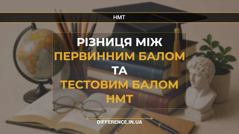 Різниця між Первинним Балом та Тестовим Балом НМТ