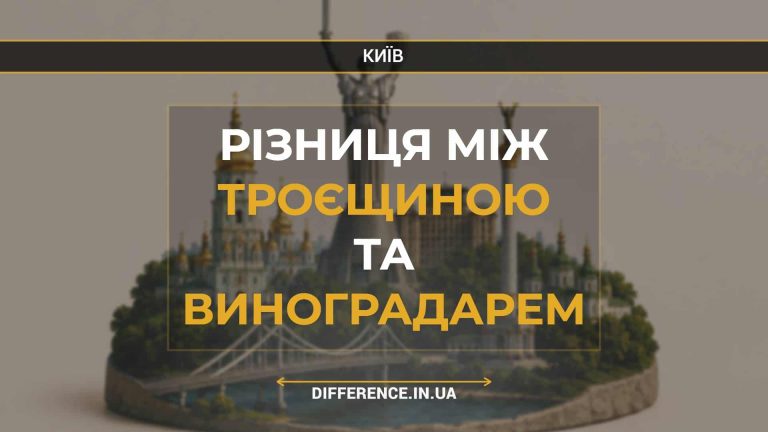 Різниця між Троєщиною та Виноградарем