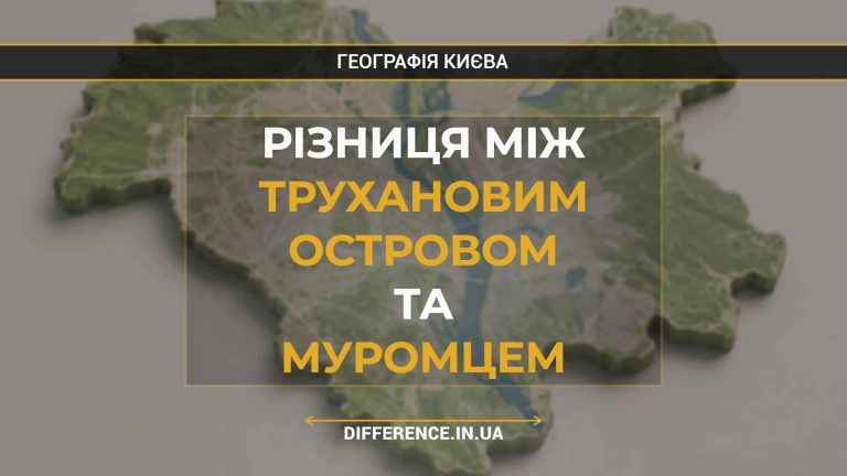 Різниця між Трухановим Островом та Муромцем