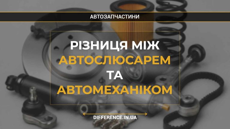 Різниця між автослюсарем та автомеханіком