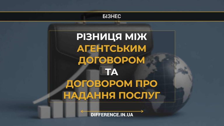 Різниця між агентським договором та договором про надання послуг