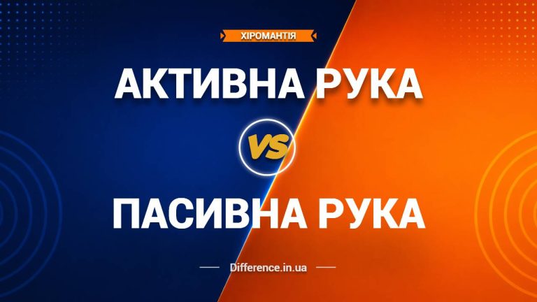 Різниця між активною рукою та пасивною рукою в хіромантії