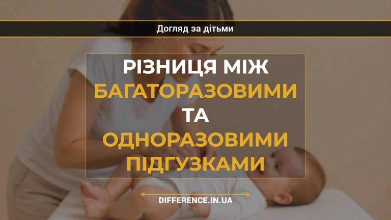 Різниця між багаторазовими та одноразовими підгузками