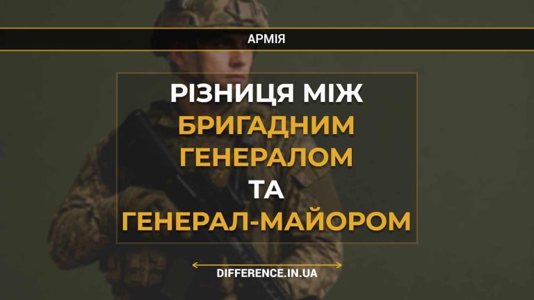 Різниця між бригадним генералом та генерал-майором
